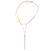 Choker pink evil eye